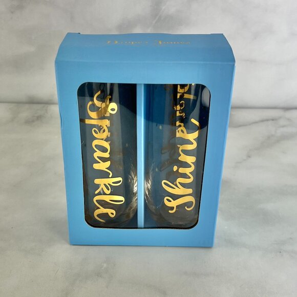 Draper James Sparkle and Shine Champagne Flute Set - Picture 1 of 1